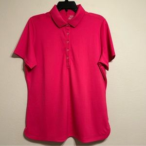 Nike Golf Tour Performance Dri-Fit Polo‎ Women Pink Size XL